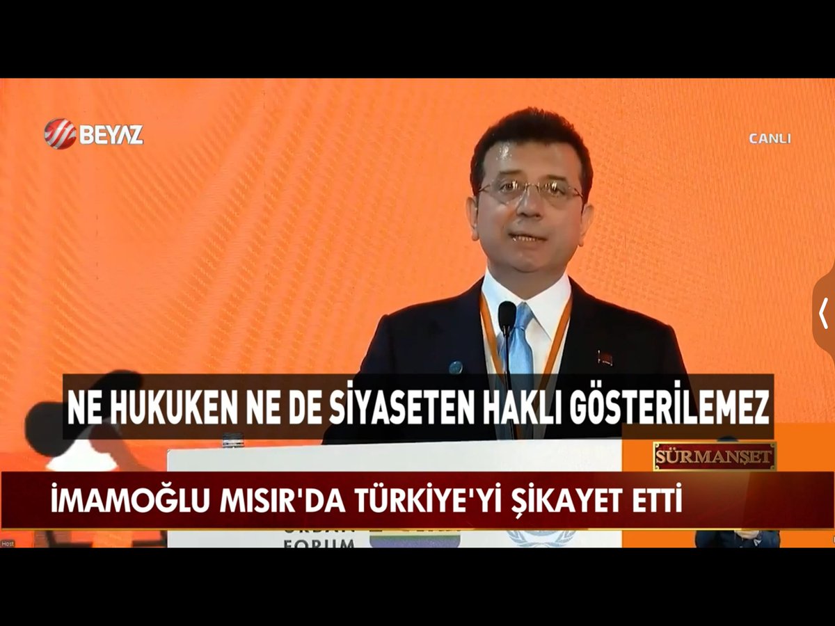 Ak Parti Ankara Milletvekili Osman Gökçek; Ekrem İmamoğlu Mısır’da Türkiye’yi Şikayet Etti.  <a href="/OsmanGokcek_/">Osman Gökçek</a> <a href="/DuyguCuhadar/">Duygu Çuhadar</a> <a href="/beyaztv/">BEYAZ TV</a> <a href="/BeyazGazete/">Beyaz Gazete</a> <a href="/Surmansett/">Beyaz Tv Sürmanşet</a> 
 #beyaztv