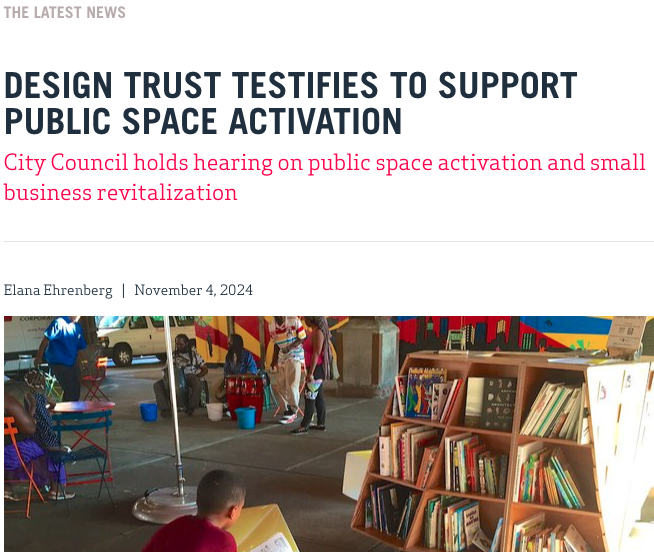 Our <a href="/NYCCouncil/">New York City Council</a> testimony on public space activation and small business revitalization: designtrust.org/news/design-tr…
