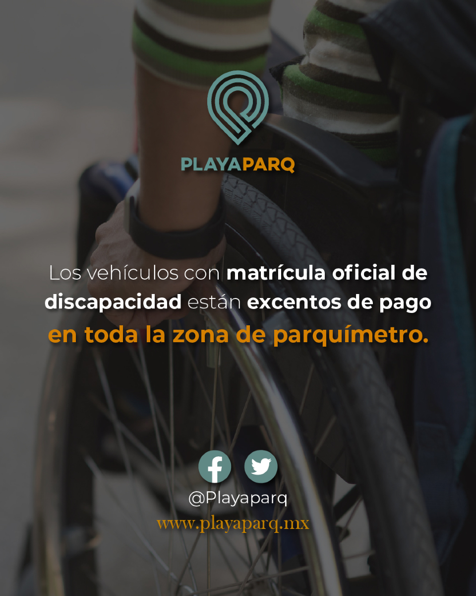 Los vehículos que cuenten con placa de discapacidad oficial pueden hacer uso sin costo de cualquier cajón de estacionamiento del programa de #parquímetros. 👆🏻♿

#MovilidadParaTodos #PlayaDelCarmen #RivieraMaya #México