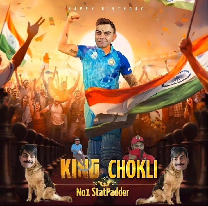Happy Birthday Virat Kohli ❤️

CHOKLI BLACK DAY