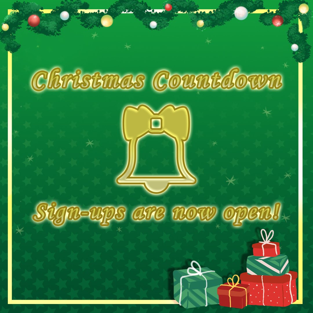 ✨️ ANNOUNCEMENT ✨️

The sign ups for the Odottemita Xmas Countdown are now open! 🎄 Please sign up here:

forms.gle/LVQZe8AnVPxBBZ…

The sign ups will close after 24 people have signed up for it.