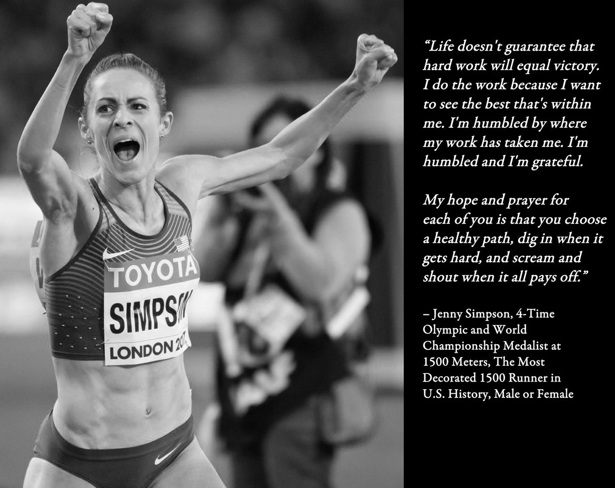 In honor of <a href="/trackjenny/">Jenny Simpson</a> ‘s final professional race, this is my favorite all-time running quote about what it takes to fulfill whatever God-given potential you have. Thank you, Jenny!