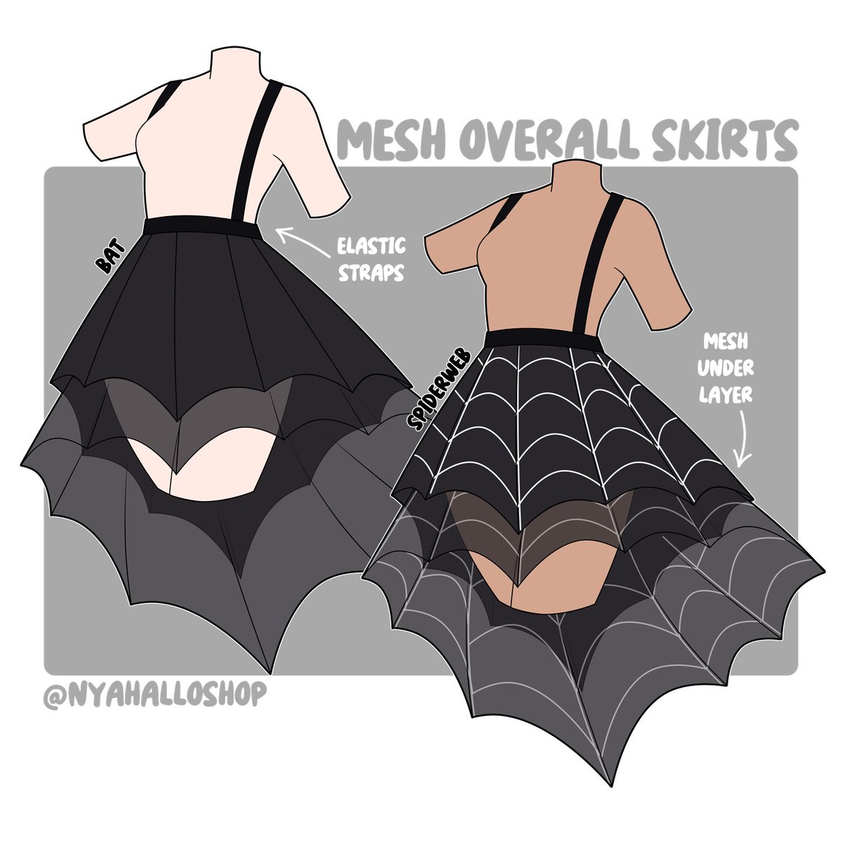 NyahalloShop's tweet photo. Halloween is never over 🦇 Bat or spiderweb? https://t.co/37eBro5zI9