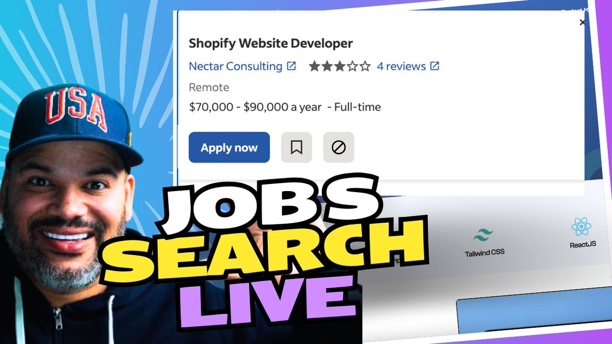 codingphase's tweet image. Hey Folks we going live Job Hunting For Junior and Entry Level Developer Jobs 

youtube.com/watch?v=GQXeC5…

#html #css #100devs #webdevelopment #webdeveloper #emaildeveloper #shopifydeveloper #contentmanager #webadministrator #frontenddeveloper #laraveldeveloper and more