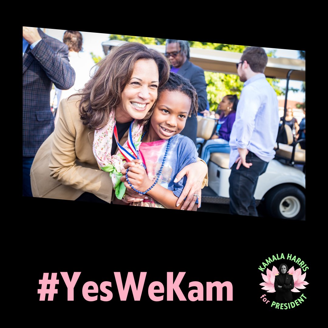 AndSoWeResist's tweet image. Kamala is a force for justice, progress, and equality—let’s lift her up &amp;amp; take this country forward. ✊ #YesWeKam #ForHarris