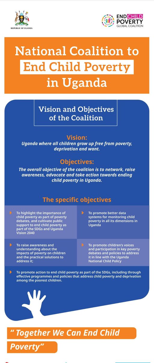 musomesaug's tweet photo. Tomorrow, November 5, at the @SerenaHotel Kampala, the National Coalition to End Child Poverty in Uganda will be officially inaugurated. This is intended to o promote action to end child poverty as part of the SDGs.
#EndChildPoverty #InvestInUGChildren https://t.co/b2hb3t4LLG