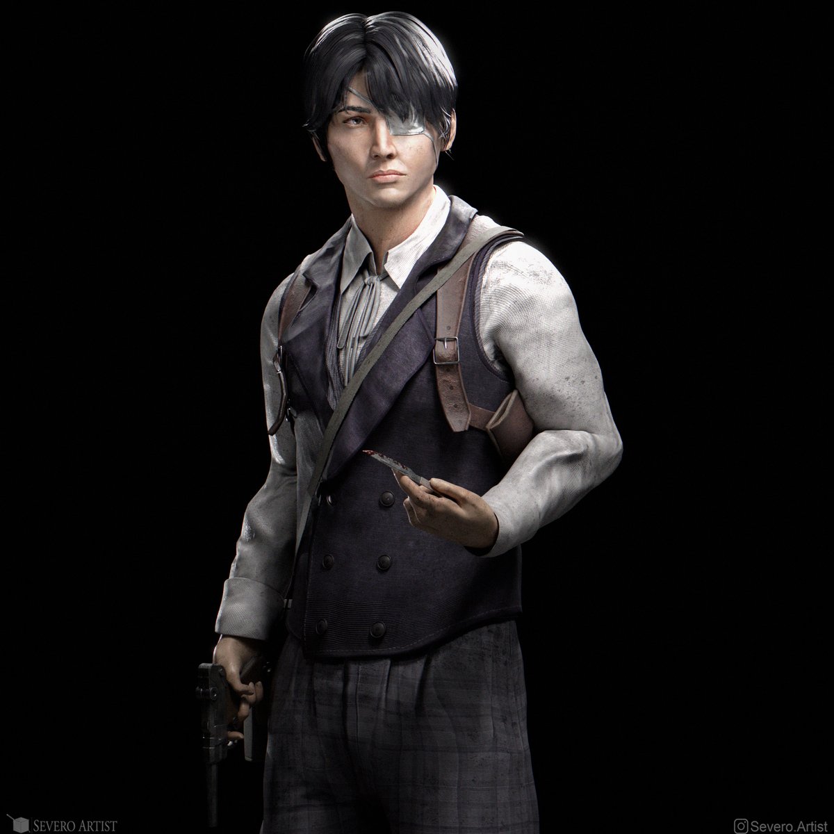 DiegoSeverox's tweet photo. Daan (Fear and Hunger Fanart)  #b3d #Blender3d #3D #Blender #FearandHunger #fearandhungertermina https://t.co/EhRXWO7ZlG
