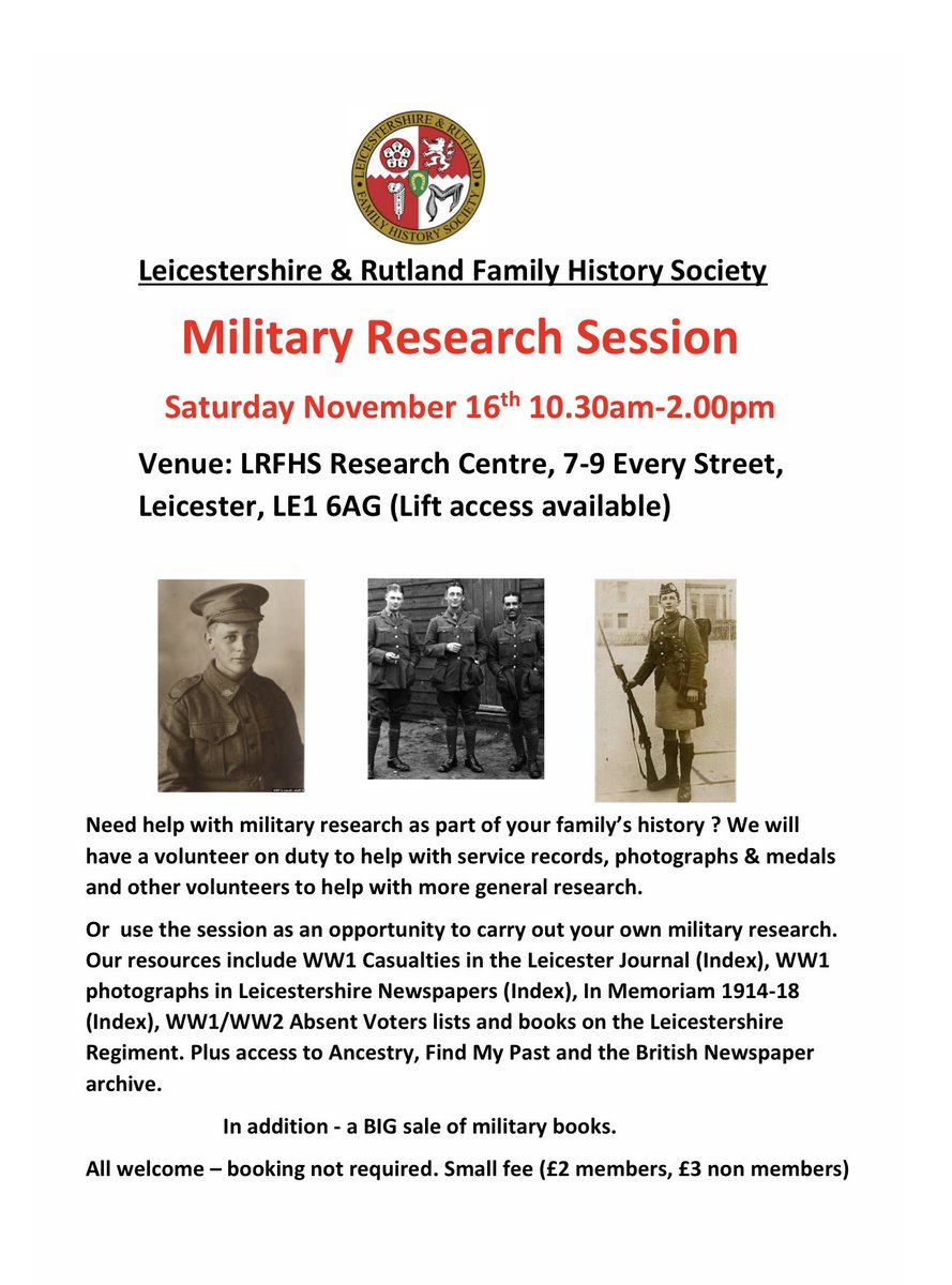 OadbyRemembers1914 (@oadby1914_1918) on Twitter photo 