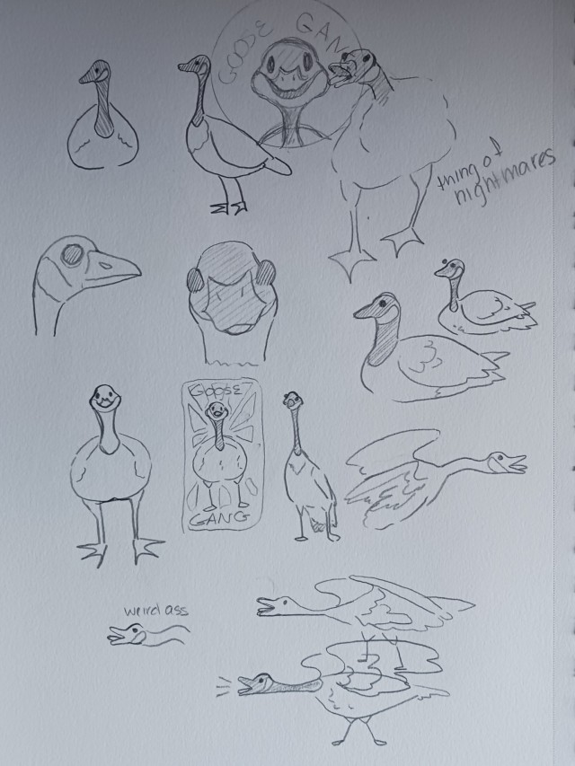 glazenewt's tweet photo. some canadian geese for today... i love them... want to make more silly things with them https://t.co/CI4iv3FWTO
