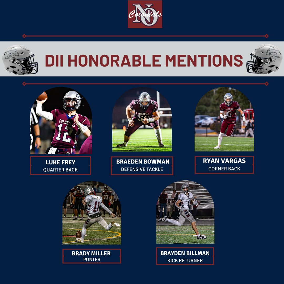 Congratulations to our Colonial All-Stars! Voted on by the coaches. Here are our First, Second, and Honorable Mention selections! #wearetheox