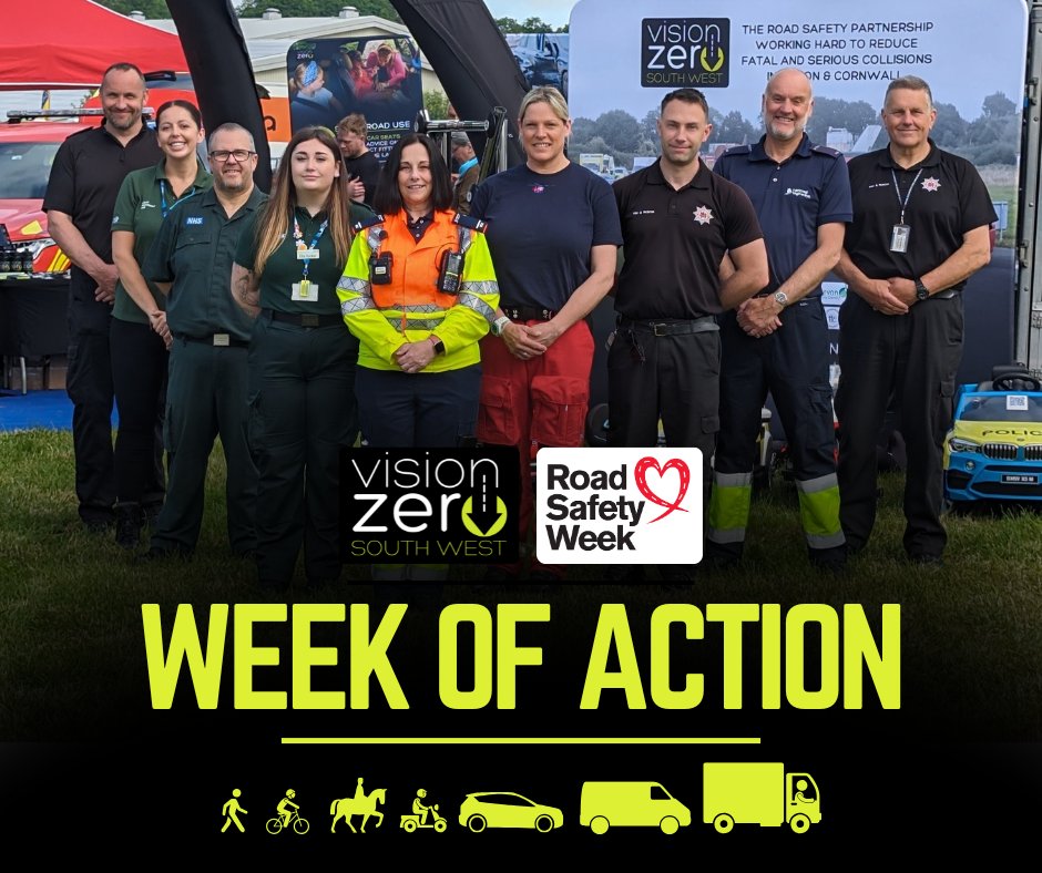 VisionZeroSW's tweet image. 🗓 It's #RoadSafetyWeek and the start of Vision Zero South West's #WeekOfAction
@brakecharity @dc_police @dc_pcc @dsfireupdates @swas_ft @devonairambulance @cornwallairamb @devoncountycouncil @cornwallcouncil @torbaycouncil @plymouthcitycouncil @nationalhways @cornwallfrs