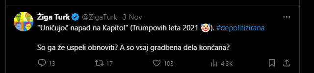 PreglArjan's tweet photo. "Zmernim desničarjem" se zdi smrt šestih ljudi, ki so zaradi napada umrli, smeškota vreden evfemizem, šala, hec. https://t.co/EW5C56pLgZ