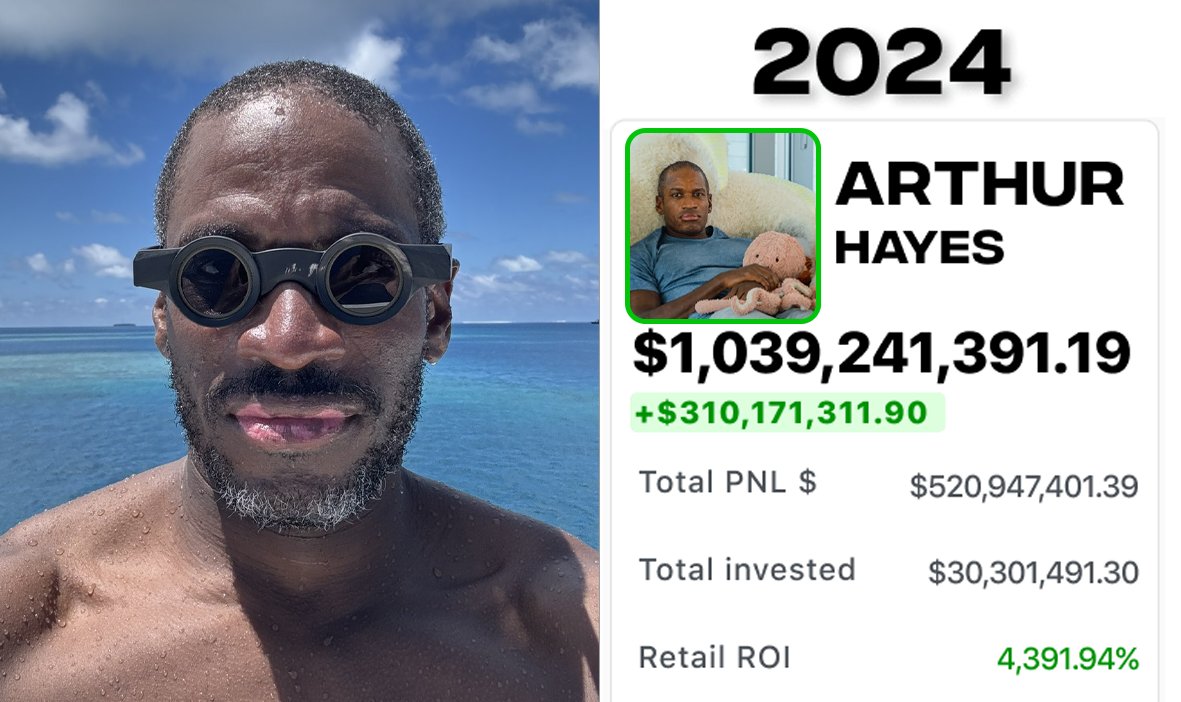 ZachInvest's tweet photo. This is Arthur Hayes, his net worth is $1B!

Starting from $0, his net worth reached a billion in his 30s.

He almost always successfully predicts where the market go.

Here're his current thoughts: when $BTC pump, and altseason begins 🧵👇 https://t.co/HNuE2AoUao