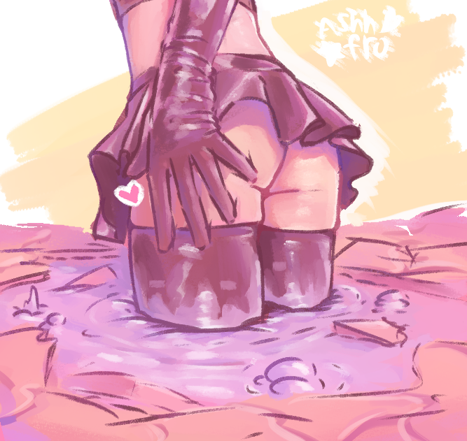Ashhfro's tweet photo. a latex practice doodle, but in clay~ https://t.co/UpFIrNWC9J