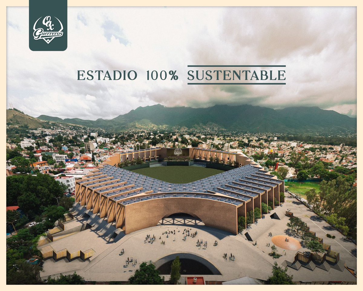 GuerrerosOax's tweet image. ¡LES PRESENTAMOS LO QUE SERÁ NUESTRA NUEVA CASA!🏟️✨
⚾️Pasión por el béisbol y compromiso con el planeta en un sólo lugar.
AQUÍ COMIENZA EL SUEÑO DE TODOS LOS OAXAQUEÑOS✨
¿Qué les parece esta joya?💎😮💨
#ComienzaElSueño #SomosGuerreros⚔️