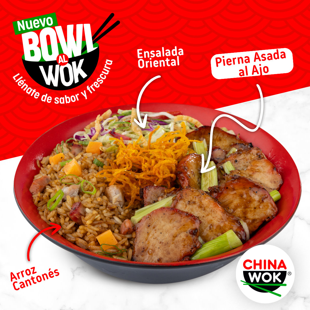 Las combinaciones con sabor oriental que más te sorprenden están en los  nuevos Bowls al Wok 🙌🏼🥢 Prueba el bowl de Pierna Asada al Ajo y déjate  sorprender con su sabor., image size:1080x1080