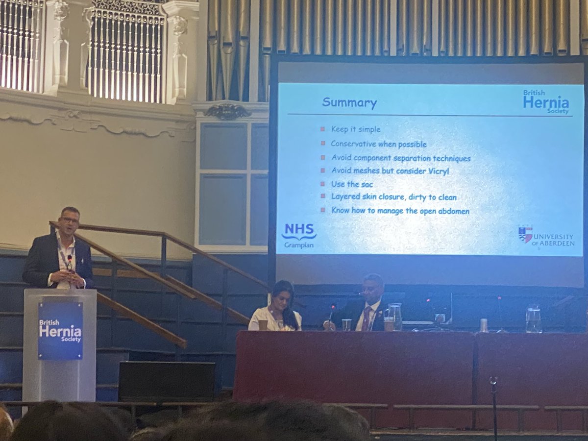 Prita Daliya (@pritadaliya) on Twitter photo Great talk <a href="/dsgscrimgeour/">Duncan Scrimgeour</a> on the acute complex hernia…
…with some top tips!
#CAWR #hernia <a href="/BritishHernia/">British Hernia Society</a> Great talk <a href="/dsgscrimgeour/">Duncan Scrimgeour</a> on the acute complex hernia…
…with some top tips!
#CAWR #hernia <a href="/BritishHernia/">British Hernia Society</a>
