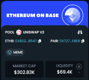 DexTools Update

We are thrilled to announce the completion of our rebranding across all platforms, presenting ourselves in a way that truly resonates with our community. Our project is built for the community, by the community.

Check out our token on DexTools: