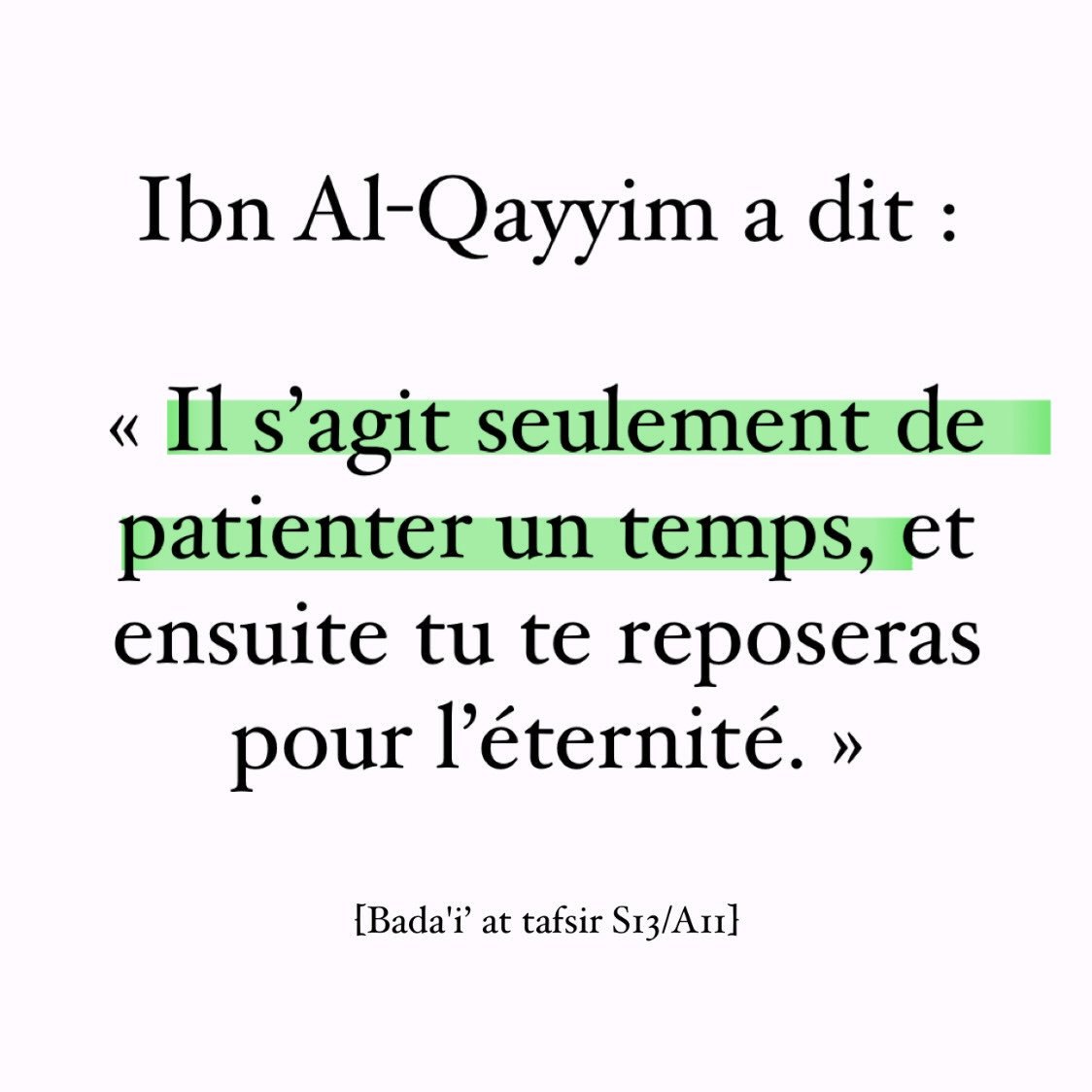 À méditer....