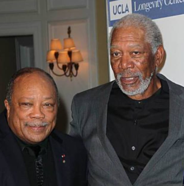 morgan_freeman's tweet image. Today, we say goodbye to the legendary Quincy Jones—a musical giant whose genius reshaped our world and left an enduring legacy. Rest well, Quincy. #legend