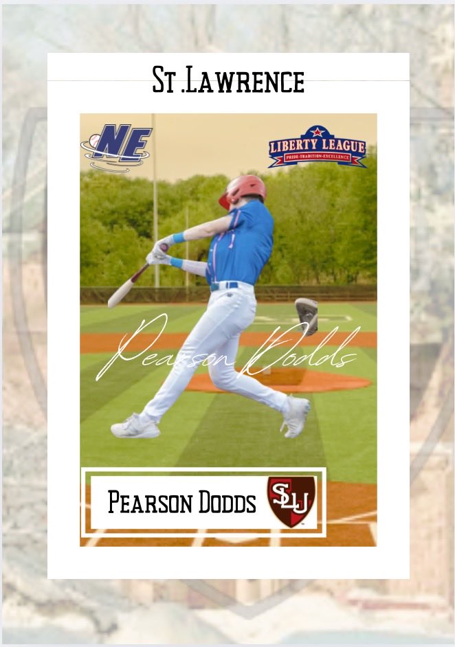 NENorEastersbsb's tweet photo. Congratulations to former Nor’Easter Runbird Pearson Dodds on his commitment to St. Lawrence University. 

Success has followed Pearson everywhere he has played from the Runbirds program to St. John’s Shrewsbury.

There is no question that will continue at the next level. https://t.co/ajJVJTmqcB