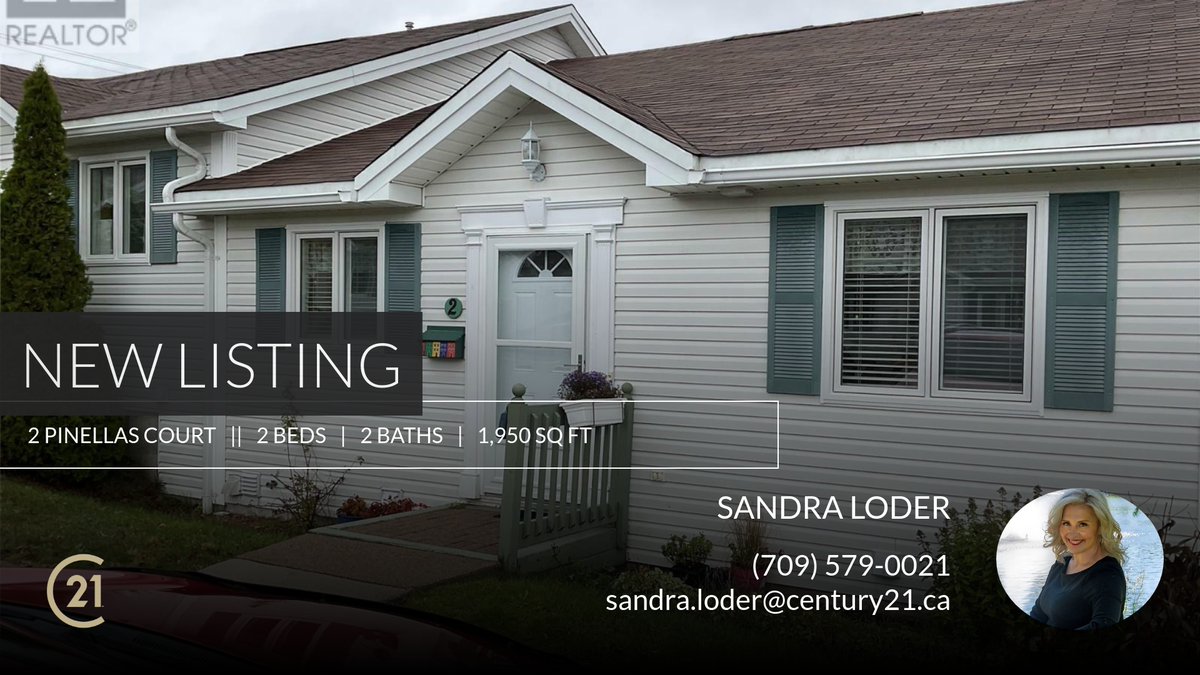 SandraLoder's tweet image. 📍 New Listing 📍 Take a look at this fantastic new property that just hit the market located at 2 Pinellas Court in St John's. Reach out here or at (709) 579-0021 for more information!

Listed by Ken Brown

Sandra Loder | REALT... homeforsale.at/2_PINELLAS_COU…