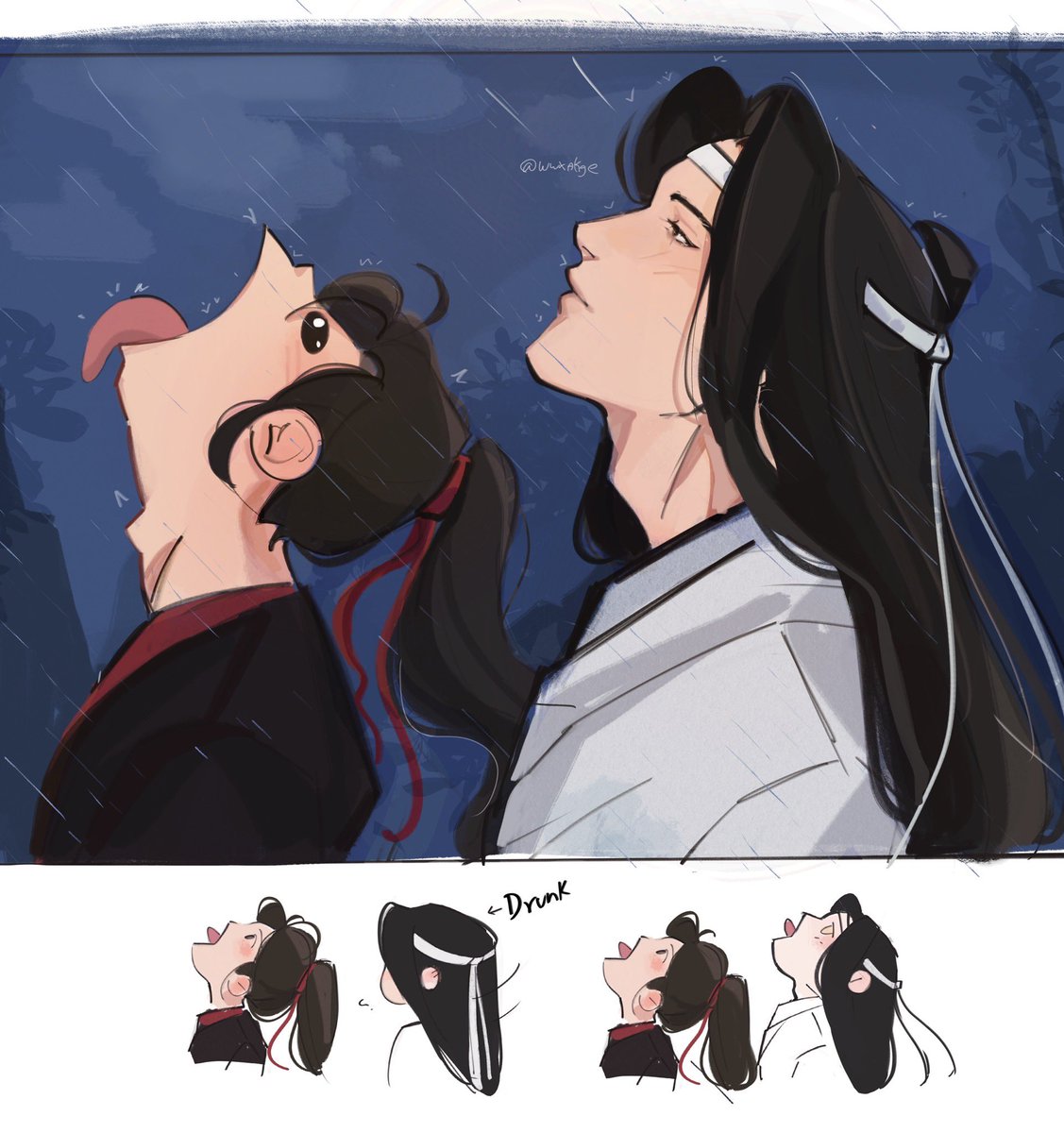 wwxakgae_'s tweet photo. #MDZS #wangxian️ se ven muy tontos jsjj https://t.co/sllmxnkVV2