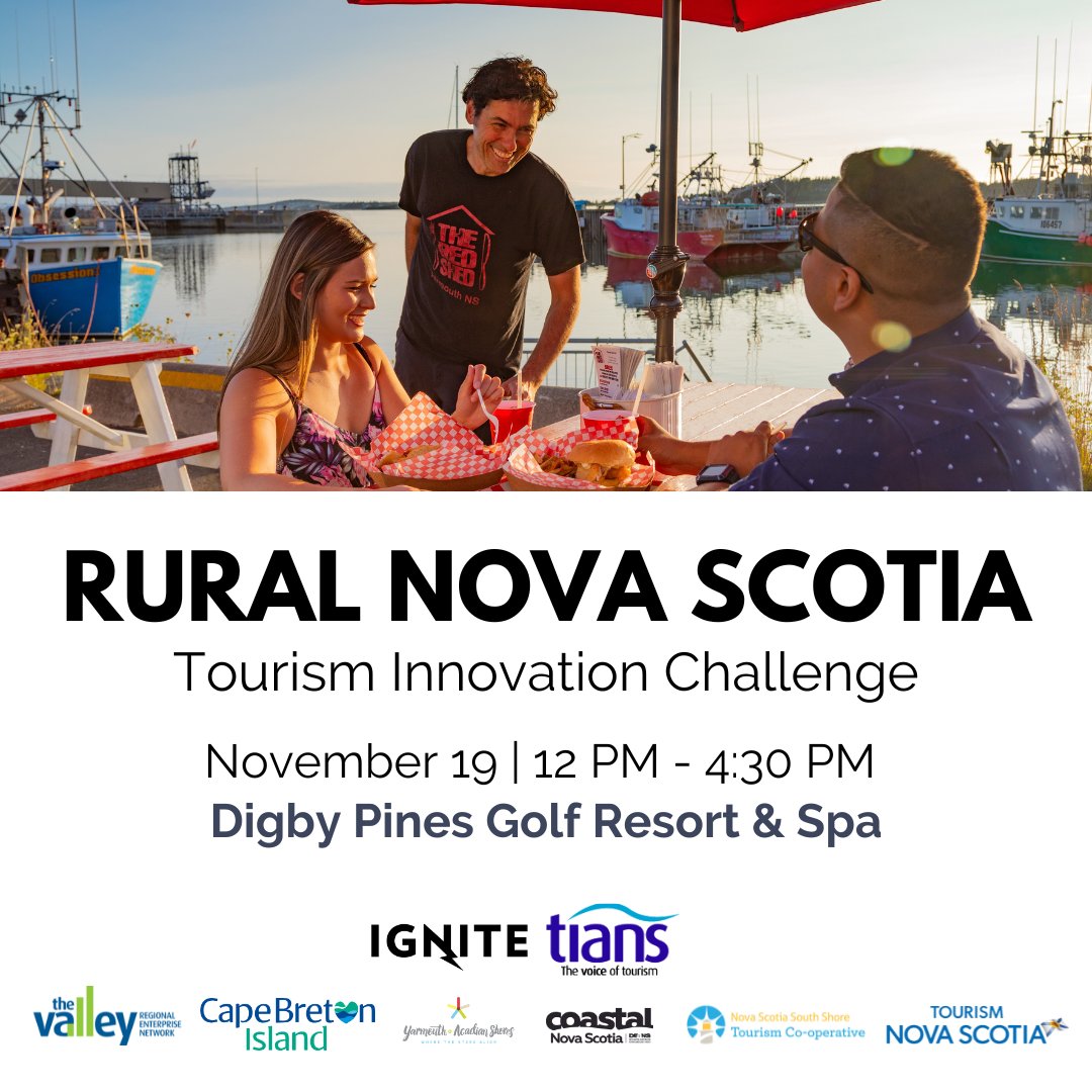 Learn more about the Rural Nova Scotia Tourism Innovation Challenge  at tourismns.ca/news/intouch-b…