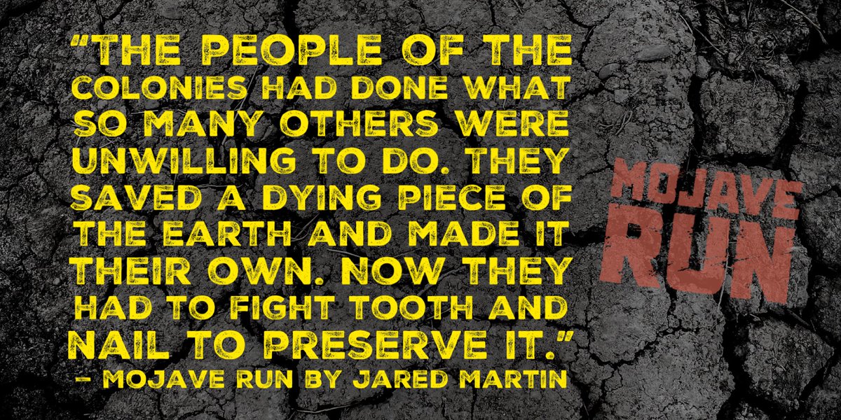 MOJAVE RUN, the epic dystopian trilogy, is available now on Amazon in paperback and ebook formats. FREE to read for Kindle Unlimited subscribers. Join the uprising and fight the good fight with the people of the colonies! Learn more at: amazon.com/author/byjared…