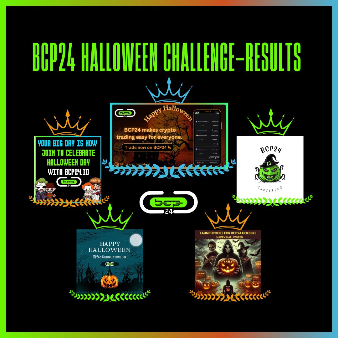 Halloween challenge winners:
<a href="/FAVEN___/">FAVEN✌️✌️</a>
<a href="/PablooCrypto/">Pablo_Pulse</a>
<a href="/king_zaha9/">Bashir lurwanu</a>
<a href="/siyyamarh_/">Siyyamarh</a>
<a href="/rarebreed2187/">Chika Benson 🇨🇭 //Web3🐉</a>
Thank you all for participation!!