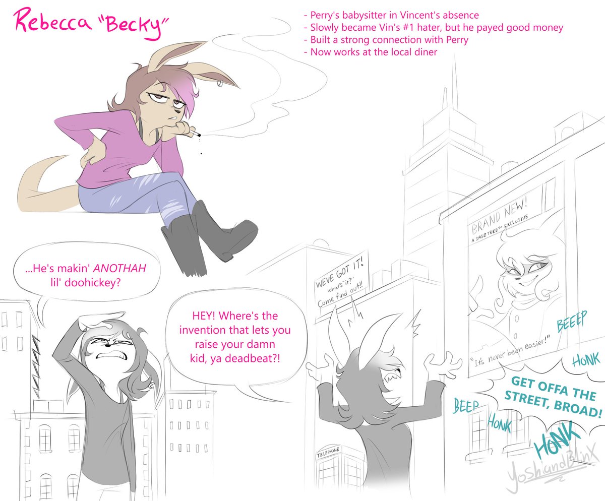 began doodling another character of mine lol