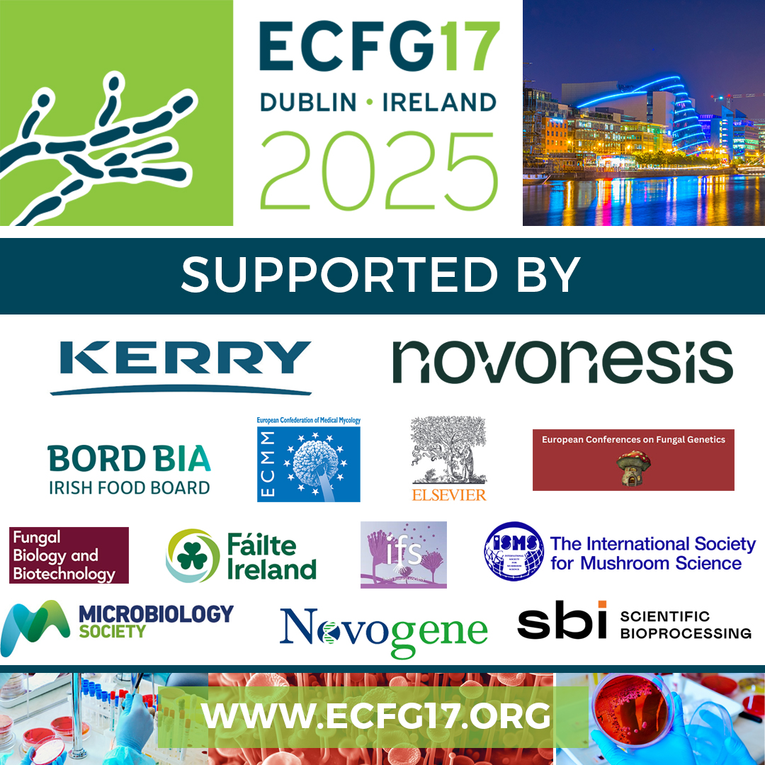 ECFG17Dublin's tweet image. We are delighted to announce that nearly 700 abstracts have been submitted for #ECFG17!
Join leading researchers, industry experts, and young scientists who share a passion for advancing fungal science. Make sure to book your spot:
ecfg17.org
