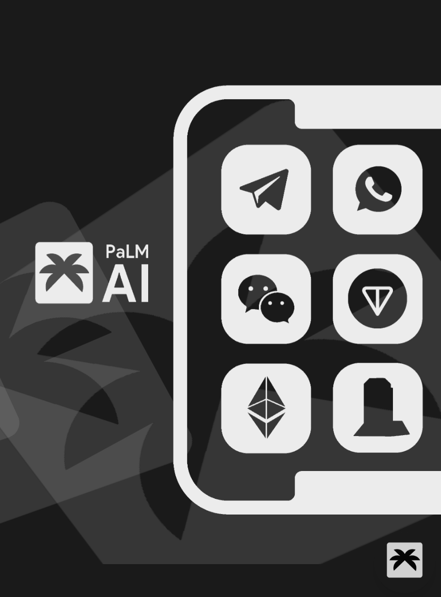 palmaierc's tweet photo. At our core, we are a project that provides AI solutions integrated for Web3 use cases. Let's look into how PaLM Hub is going to change the way solutions are presented and sold 👇

Since January of this year, the $PALM project has sent out 1.2 million USD worth of revenue through our revenue share system, now adopted by a multitude of projects building on Ethereum.

A central hub for all $PALM solutions from gaming to hardware wallets will be a game changer not only because of its enhanced accessibility and marketplace feature, but because simple narratives rule the market - and PaLM Hub achieves this.

Imagine a Web3 platform that allowed you to purchase, use, sell and trade everything to do with on-chain AI. From AI-generated NFT collections to the ability to purchase AI developers for your project, everything is in one central hub. 

The focus of the $PALM project has never been in one single utility, but rather in combining value from what is the most up to date and relevant technologies at the moment.

All of this is going to put PaLM Hub at the forefront of AI on Web3. 

Coming this November for our 1-year anniversary.