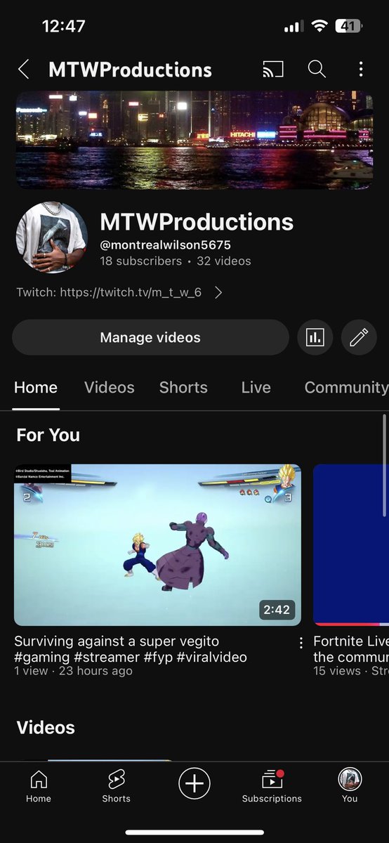 ___tre6's tweet image. Y’all do me a favor and go subscribe to my YouTube channel youtube.com/@montrealwilso… #fyp #gaming #youtube #twitch