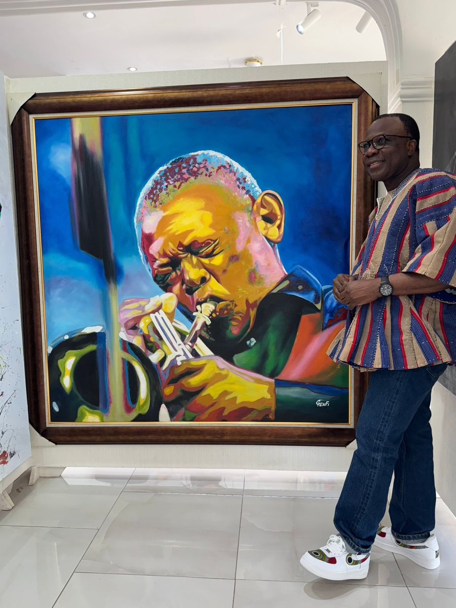 JaAniambossou's tweet photo. I spent a good part of the weekend at Genfi Art Gallery in Accra, and what an experience it was! 

The creativity and talent on display was nothing short of inspiring. Proud to see such vibrant artistry thriving here Bravo 🇬🇭 https://t.co/Up37ScTjDb