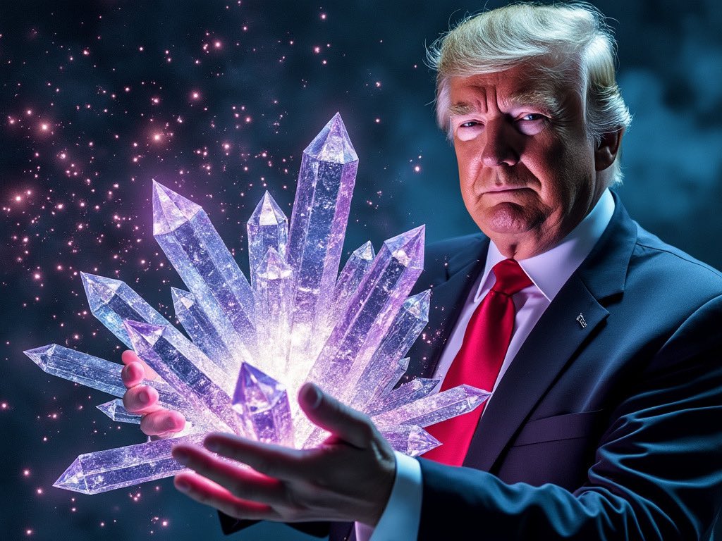 <a href="/realDonaldTrump/">Donald J. Trump</a> They’re good crystals. The best.