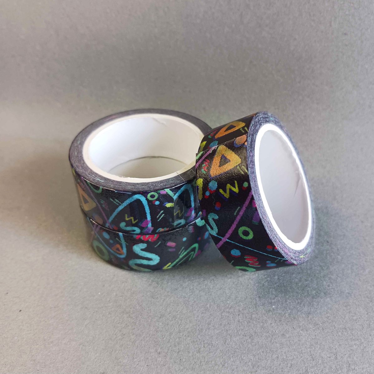 glazenewt's tweet photo. arcade floor washi tape!!! i love how it came out~ https://t.co/nn3MsFfJmT
