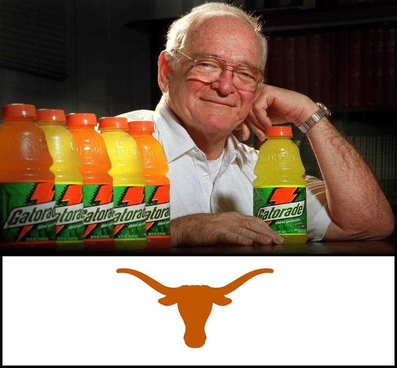 JimNicar's tweet photo. It's Texas vs Florida this weekend!

Did you know?

1965: Gatorade was invented on the University of Florida campus, which is why it's called "Gator-ade." But the research team leader was Dr. Robert Cade, a 1950 @UTAustin graduate. 🤘 What starts here . . . https://t.co/vKgJjHTyjf