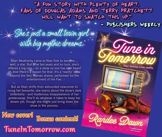 My bestselling "funny as hell" debut novel (about a reality TV show run by mythical creatures -- starring humans) "Tune in Tomorrow" has a NEW COVER and BONUS CHAPTER in its Nov. 12 reissue from Solaris Nova! Pre-order your copy today! 📚🐉📺
amazon.com/dp/1837865191
#fantasy