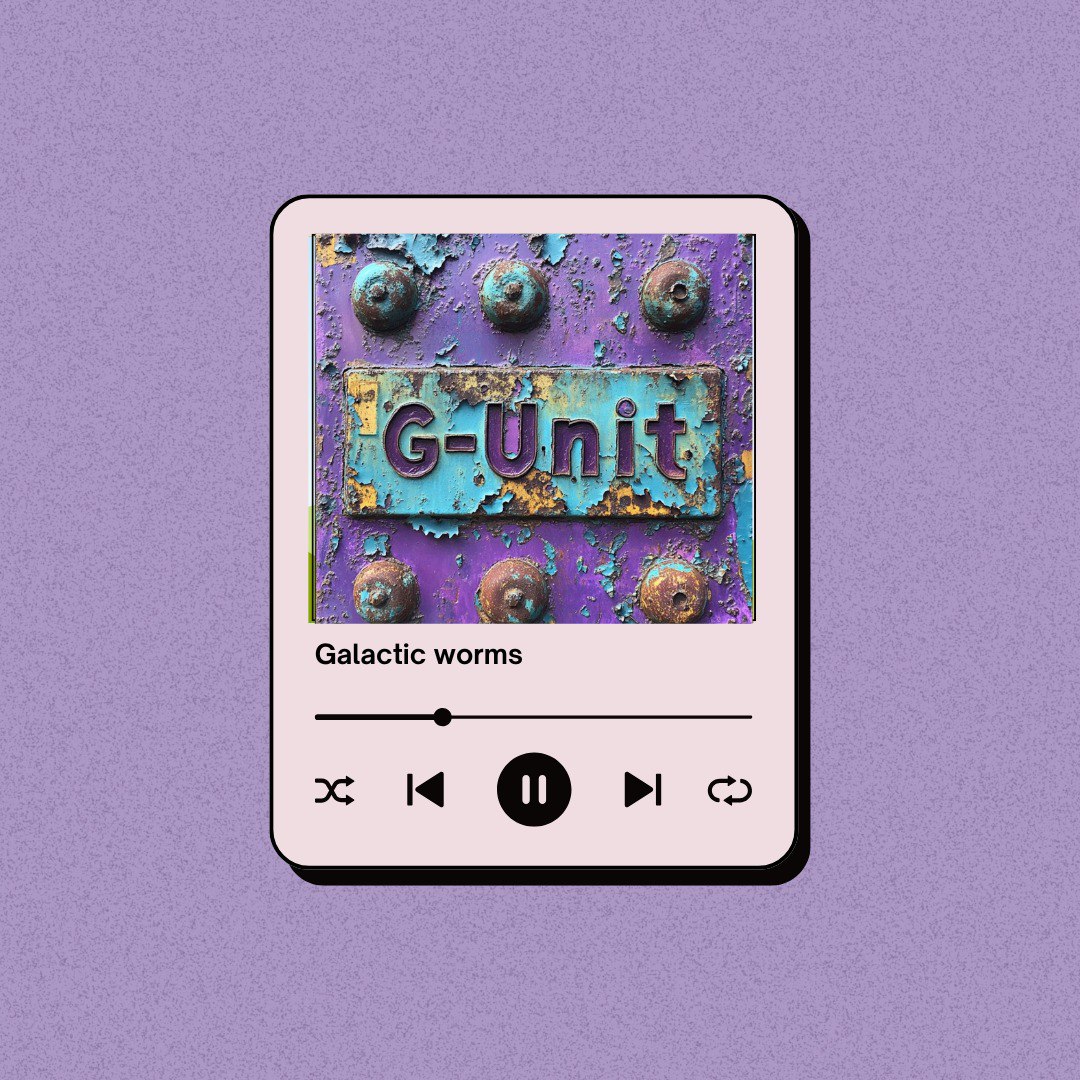 We just got our hands on the first-ever G-Worm track, and trust us, the beat is INSANE! 🎶🪱

Our crew is in the studio cooking up something legendary, with sick animations, and the ultimate vibe to rep the Galactic Worms. Ready to dig into the hype? 👀

join the Gs;