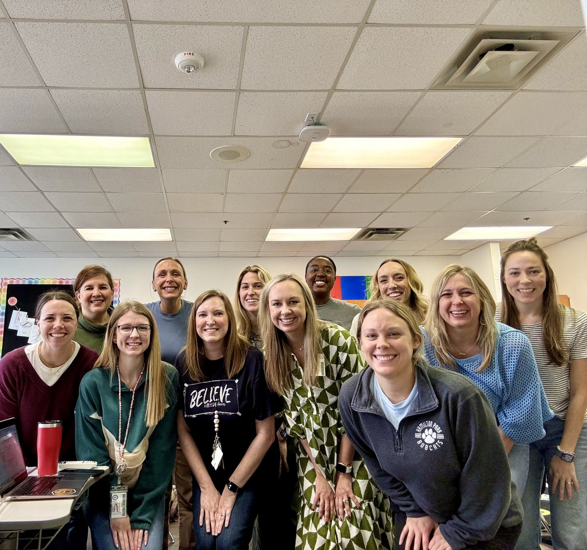 Early Childhood SLPs are excited to have time this morning to work on creating a progress monitoring tool to assist in writing students’ PLAAFPs &amp; IEP goals. And today is the start of the EC SLP Turkey Trot! Be on the lookout for all we are thankful for! #RISDBeTheOne <a href="/RISDSLPs/">RISDSLPs</a>