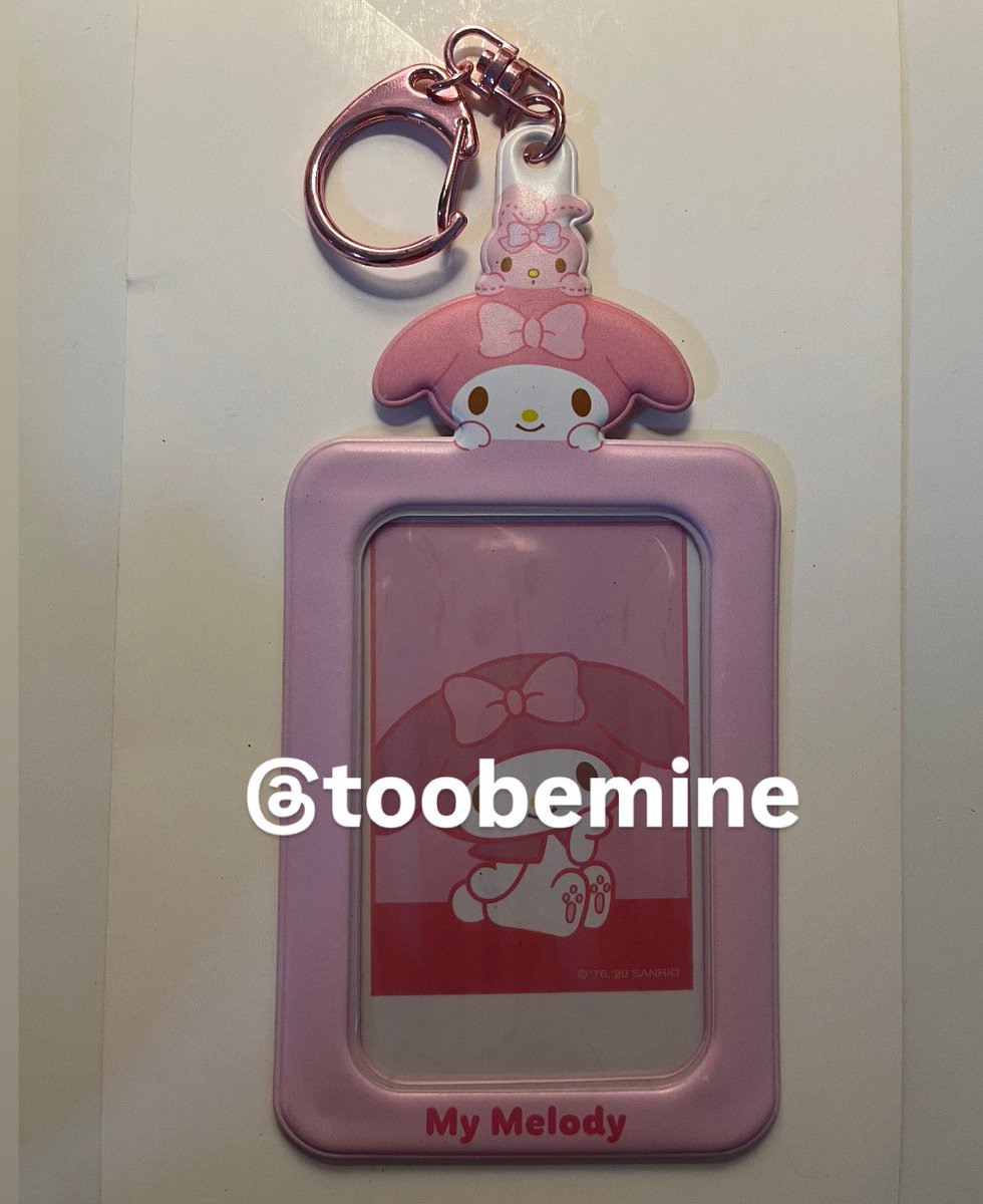 toobemine's tweet photo. ส่งต่อ มายเมโลดี้ mymelody card holder 120 รวมส่งค่ะ 🎀 มีที่ดามการ์ดข้างใน #ตลาดนัดsanrio https://t.co/YPnFueltzb
