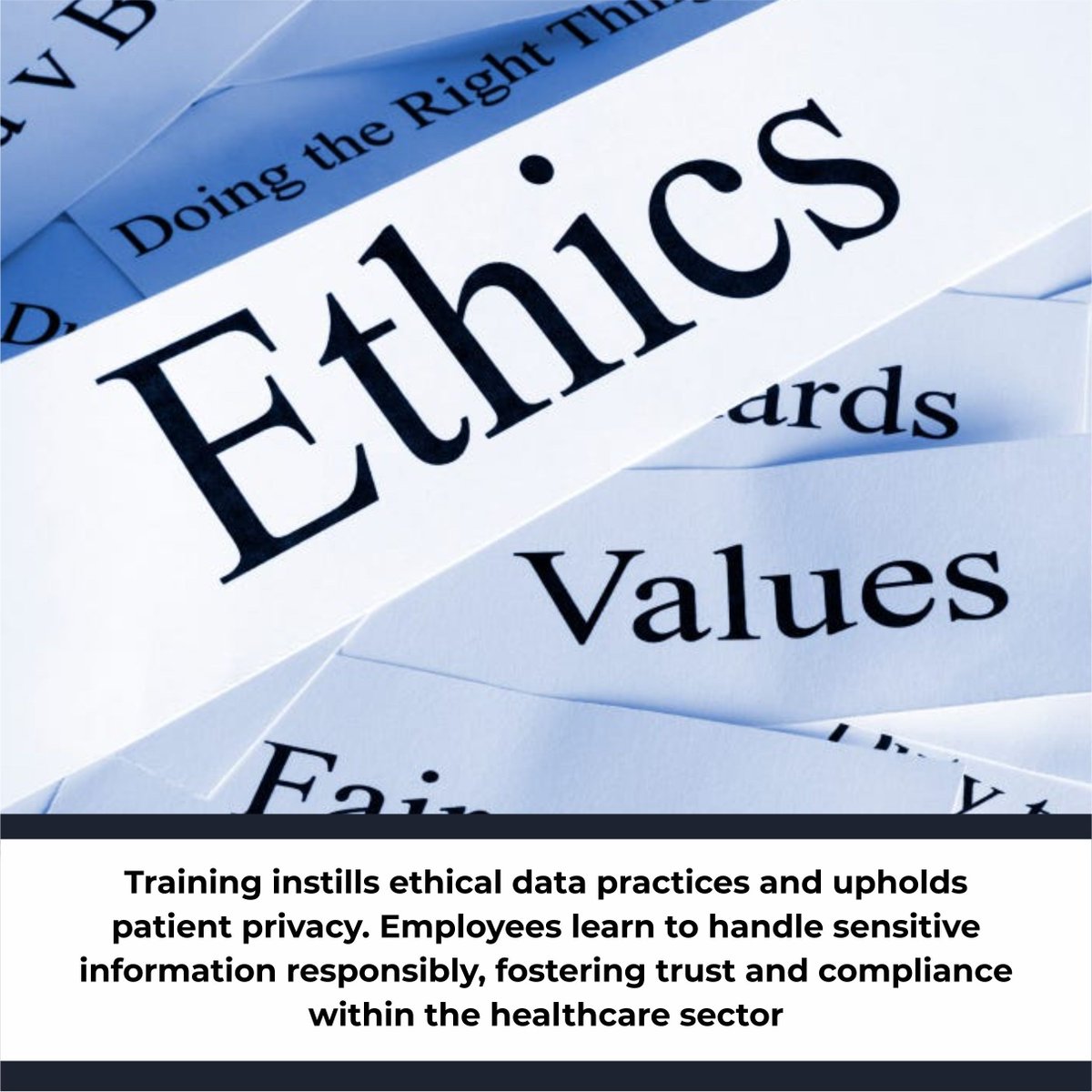 TheHIMConcierge's tweet image. Training instills ethical data practices and upholds patient privacy. Employees learn to handle sensitive information responsibly, fostering trust and compliance within the healthcare sector. 🏥💻 

#EthicalData #PatientPrivacy.