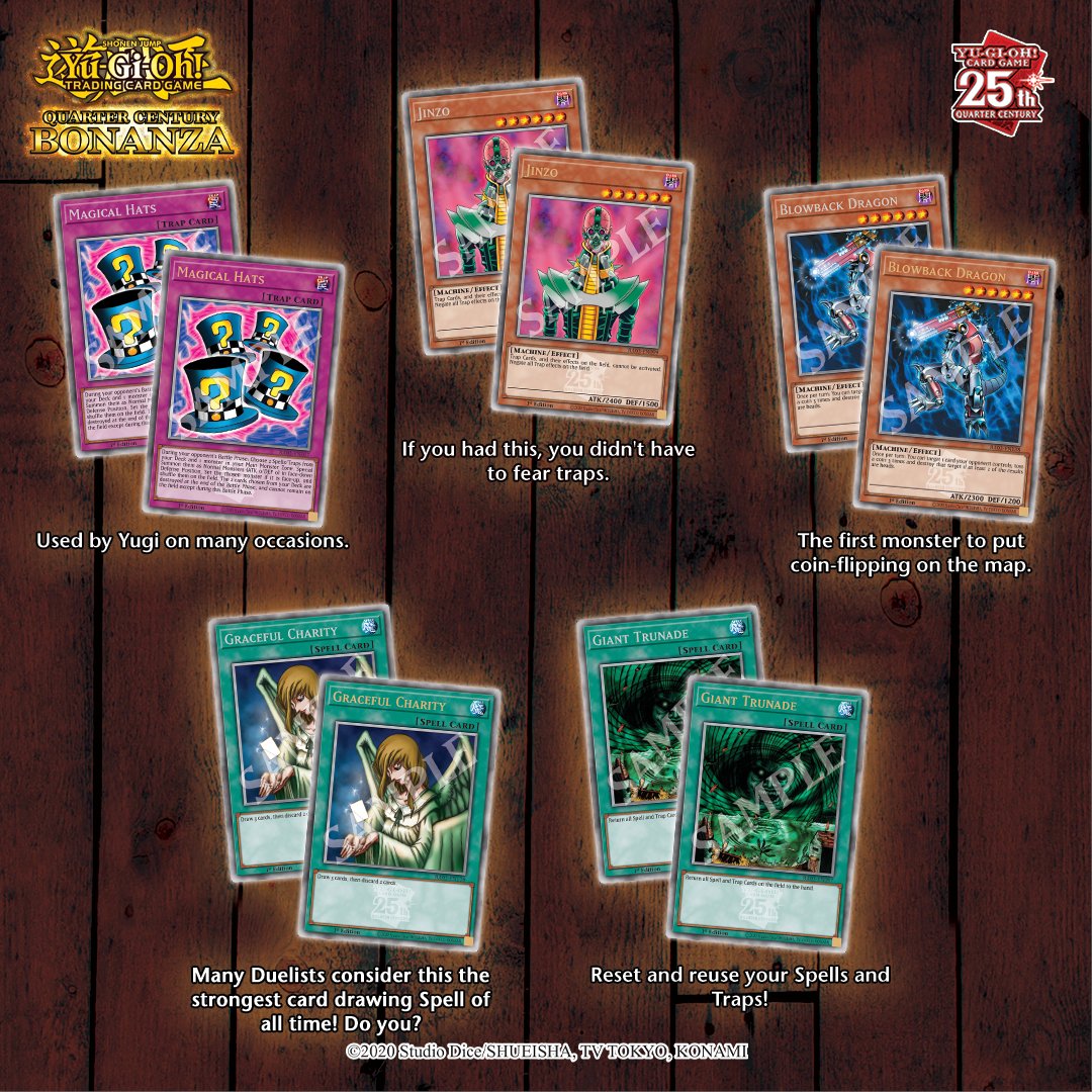 More cards coming in Quarter Century Bonanza's nostalgia sub-set! Each pack  has 4 foils from the main 78-card set, including the hottest tournament  cards, available in multiple rarities, plus 1 bonus nostalgia
