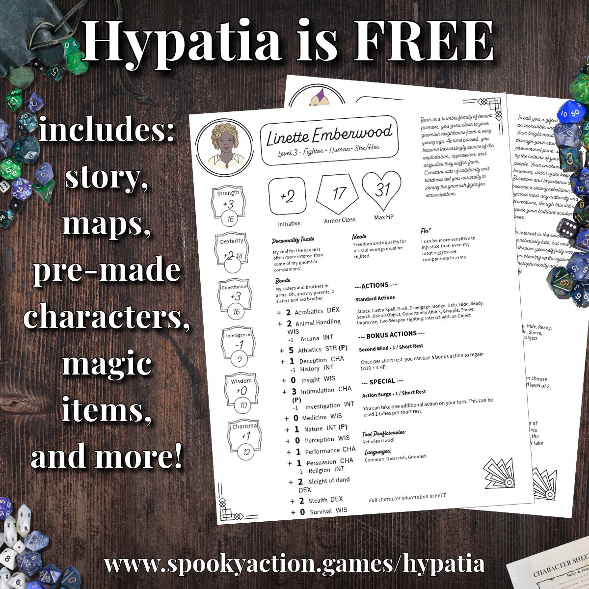 SpookyActGames's tweet photo. Get the FREE 5e one shot now at Spooky Action Games!  

https://t.co/spzC9QC5eX

#dnd #dnd5e #dndmaps #battlemap #dungeonsanddragons #maps #5e #rpg #rpgart #art #dungeonmaster #fantasyart #fantasycartography #fantasy #worldbuilding #ttrpg #tabletoprpg #patreon https://t.co/dyEa0Snh6S