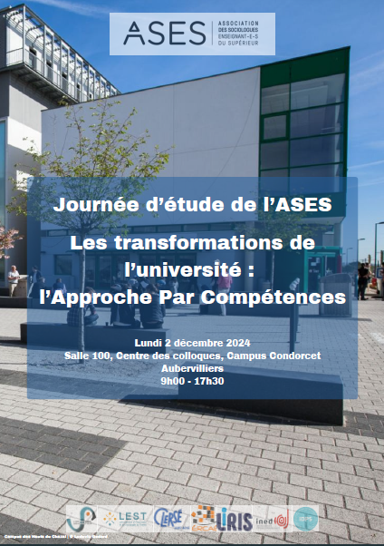 📢 Notre journée d'études autour de "l'approche par compétences" est ouverte à toutes et tous ! Venez échanger le 2 décembre prochain !
👉sociologuesdusuperieur.org/article/journe…