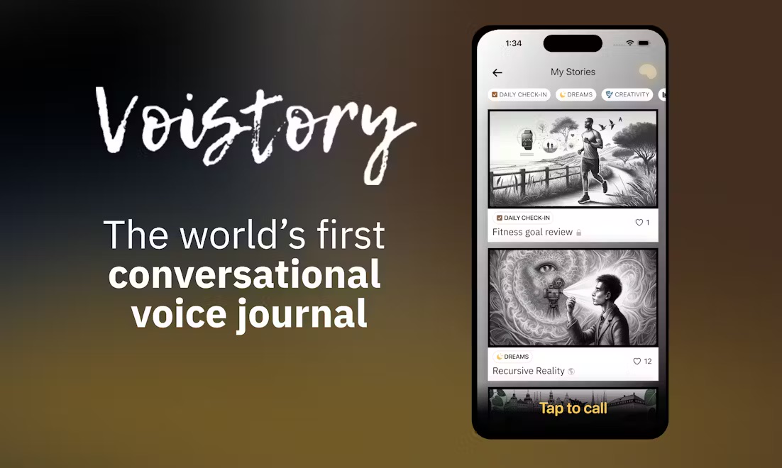 ben_chiang (@ben_chiang) on Twitter photo Ready to launch 🚀
So excited to announce the launch of <a href="/voistory_ai/">Voistory - AI Voice Journal</a> on Product Hunt (producthunt.com/products/voist…) today along with <a href="/priestxelloss/">Qianyi Zhou</a> and the rest of the team 🎉🍾🥳
Love journaling, but struggle to get started? We certainly did, which is why we built Voistory, the Ready to launch 🚀
So excited to announce the launch of <a href="/voistory_ai/">Voistory - AI Voice Journal</a> on Product Hunt (producthunt.com/products/voist…) today along with <a href="/priestxelloss/">Qianyi Zhou</a> and the rest of the team 🎉🍾🥳
Love journaling, but struggle to get started? We certainly did, which is why we built Voistory, the