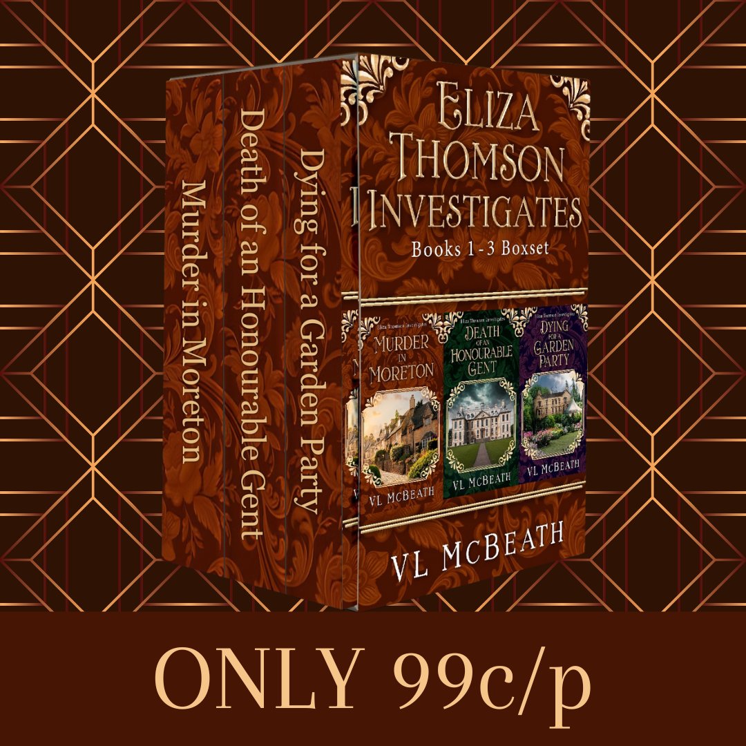 valmcbeath's tweet image. Looking for some light relief from the election coverage?
Step back in time with this #historical murd3r mystery series: Eliza Thomson Investigates...
The first three ebooks are only 99c (US) / 99p (UK) for this week only.
readerlinks.com/l/4383385