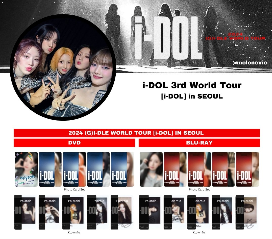REPOST: (G)I-DLE WORLD TOUR 'i-DOL' PHOTOCARD TEMPLATE +