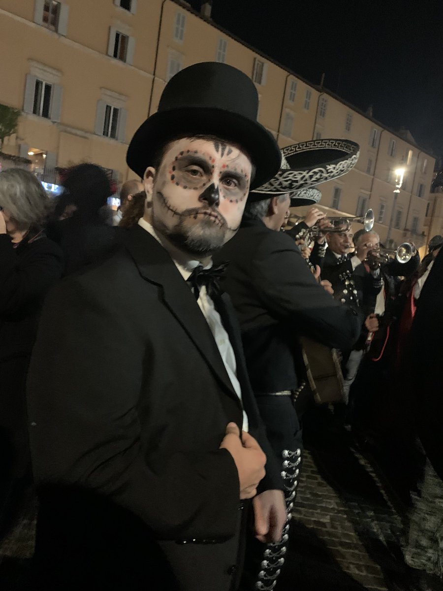 Last night’s date for the parade of Día de Los Muertos! Proud Mamita with Mijito ❤️❤️Mi querido Fernandito… te quiero mucho por siempre 🥰🥰 <a href="/cgarciadealba/">Carlos García de Alba</a> #DiaDeLosMuertos #orgullosomexicano